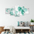 Wandbilder Wohnzimmer XXL Blumen Lilien Moderne Bild Abstrakt